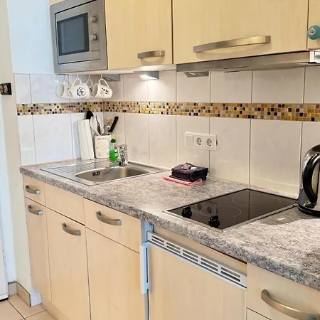 アパート 13-18, Sehr Strandnah, Im Herzen Westerlands, Westbalkon, 1 Zi Sylt